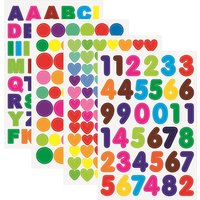 10PCS Children Stickers Toys Rainbow Love Dot Sticking Numeric Letters DIY Photo Album Handmade Accessories Sticker TMZ