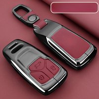 Keychain For Car Keys Case Holder Key Cover For Audi Q5 Q7 TT A4 B9 A5 A6 8S 8W 4M S4 S5 S7 TTS TFSI RS Car Key Case