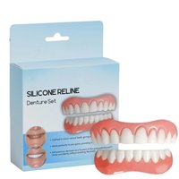 Silicone Denture Liner Kit Denture Reliners Veneers Snap in Teeth Comfort Fit Tooth Repair Kit Nature & Comfortable Denture Set