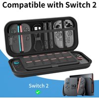 Latest Switch 2 Case Protective Hard Portable Travel Carry Case Carrying Case Protected for Console Accessory