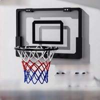 Wall-Mounted Basketball Hoop Indoor Outdoor Home Use No-Punching Adjustable Basketball Stand for Adults And Children