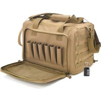 Shooting Range Bag Molle System Outdoor Hunting Accessory Nylon Tactical Gun Case Pack Pistol Tools Shoulder Bag Sniper Black