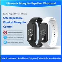2026 Anti-Mosquito Wristband Watch Ultrasonic Mosquito Repellent Bracelet USB Rechargeablefor Kids Adults Outdoor Indoor New