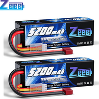 1/2szt Zeee 3S 5200mAh Lipo Battery 11.1V 80C z wtyczką T/XT60/EC3/5 Hardcase do RC Car Buggy Truck FPV Drone RC Model Parts