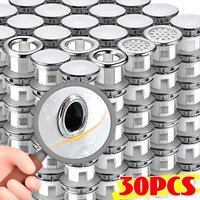 30/1Pcs Sink Overflow Ring Cover Bathroom Sink Hole Trim Overflow Cover Easy Installation Hole Insert Caps for Home Bathroom