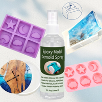 Demolding Spray for Epoxy Resin, Easy Release Formula for Reusable Silicone and Rubber Molds