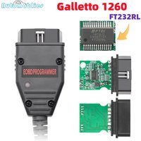 Galletto 1260 ECU Chip Tuning Tool OBD2 Car Diagnotic Tools FTDI Chip ECU Flasher Programmer Read&Write Auto OBD 2 Scanner Cable