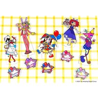 The Circus Anime Peripherals Jax Figure Latest Acrylic Stand Pomni Figurine Acrylic Pendant Decoration Collection Toys Gifts