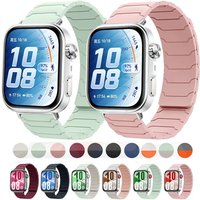 Magnetic Silicone Strap For Huawei Watch Fit 5/4/3 Sport Bracelet Replacement Band Huawei Watch Fit 4/5 Pro Soft Bracelet Correa