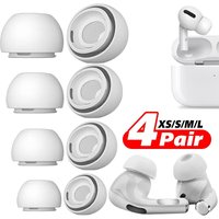 Silicone Ear Tips For Apple Airpods Pro 1/2 Protective Earplugs Earbuds Cover Noise Reduction Hole Ear-pads For Air Pods Pro 1 2
