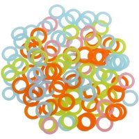 Colorful Plastic Crochet Knitting Marker Round Ring Cabone Craft Accessory for Handmade Accessories and Decor