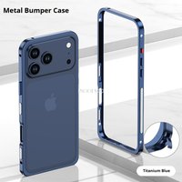 Ultra Thin Aluminum Frame Metal Bumper Case For IPhone 17 Pro Max Air 16 15 14 13 12 Pro Max