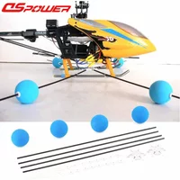 Dspower landing gear Training Gear Sponge Ball Kit For blade 400 Trex Align 500 450 RC Helicopter Walkera