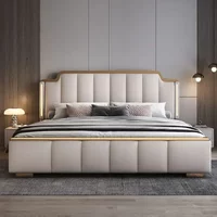 double bed 150X200CM with mattress included complete bedroom furniturequeen size beds cheap full size full marriage bedrooms