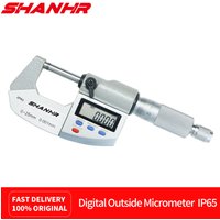 SHANHR Electronic Micrometer Gauge 0.001mm 0-25mm Micron Digital Outside Micrometer Measuring Tools