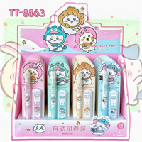 Chiikawa Super Cute Mechanical Pencil Set Cartoon Student Writing Tools School Office Stationery Gift