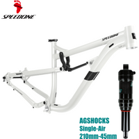 SPEEDONE 29ER Bicycle Soft Tail Frame 4 Links Boost 148x12mm Aluminum Alloy Mountain MTB DH XC AM With Rear Absorber