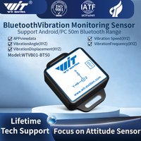 Capteur de vibration multi-connecté Bluetooth WitMotion WTVB01-BT50, portée 50m, mesure de la vibration sur 3 axes : déplacement + vitesse + amplitude + angle