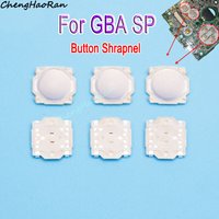 6PCS For GBA SP Conductive Film Metal Dome Snap For Game Console Button SP Directional A B Buttons Replacement Repair Parts