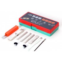 Multitool Door Repair Comb Bypass Lockpicks Locksmith EDC Master Combo Lock Maintenance Set for All Locks