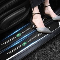 Car Trunk Door Sill Protector Mouldings Pad Trim Cover Strip For Land Rover Range Rover discovery Freelander Evoque Accessories