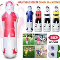 160cm PVC bramkarz piłka nożna dmuchana treningowy dla dorosłych trening piłkarski atrapa bramkarza dla dzieci stojących worek bokserski kubeczka