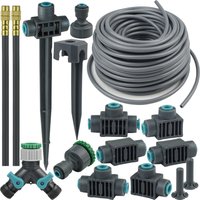 1/4" PE Hose Quick Connector Push-in Garden Watering Tube Joint for OD-6mm Pipe Drip Irrigation System Kit Fittings Greenhouse