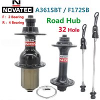 AliExpress NONE Novatec Hub A361SBT/F172SB Road Bicycle Hub 11S Front Rear 32 Hole Quick Release Bike Freehub Disc 4 Bearing For 8-9-10-11-12S