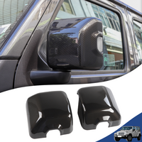 Car Rearview Mirror Protector Cover Side Mirror Shell with Ligtht Model for Jeep Wrangler JL 4XE 2018-2024 Exterior Accessories