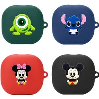 Cartoon Disney Earphone Case for Anker Soundcore Liberty 5 / 4 Pro / Buds Silicone Wireless Earbuds Protective Cover With Hook