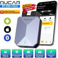 MUCAR BT200 MAX OBD2 Scanner Vollsystem-Diagnosegerät 15 Resets Lebenslange Kostenlose Updates CANFD Bidirektionale Steuerung Scan-Tools
