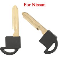 jingyuqin 10PCS Remote Car Key Fob Shell Case Cover Smart Remote Key Blank Blade For NISSAN ELGRAND 2002 - 2006 B54 Replacement