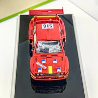 Diecast 1:64 Scale Abarth 031 Bertone 1975 Alloy Car Model Collection Decorated Holiday Gifts Toys Classic Souvenir Gift