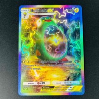 2026 English Bellibolt ex SAR Holo DIY Textured Card - Mint Rare Pokemon Collectible Card
