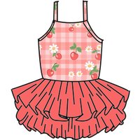 New Summer Style Yellow Plaid Print Flutter Sleeve Button Ruffle Bow Fashionable Boutique Girls Dress Wholesale and Retail