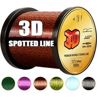 Thornsline 1000m Invisible Spotted Fishing Line 3D Bionic Fluorocarbon Coated Monofilament Nylon 300m Speckle Carp Line Pesca