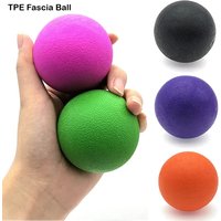 TPE Fascia Ball Lacrosse Muscle Relaxation Exercise Sports Fitness Yoga Peanut Massage Ball Trigger Point Stress Pain Relief