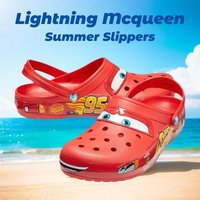 Lightning McQueen Erwachsenen-Sommerpantoffeln, Cars-Schuhe, Outdoor-Sandalen, Figur, Anime-Trailer-Charakter, Cave-Schuhe, Sandalen, Eva-Schuhe