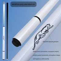 12.5mm Carbon Fiber Low Deflection Pool Cue Black Panther Design Quick Release Joint Multi Layer Tip Pro 9 Ball Cue