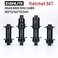EVANLITE Road Bicycle Hub Aluminum Alloy 7075 24 Hole Center Lock Disc Road Bike Hub EXP Ratchet 36T Sram XDR 12 Speed