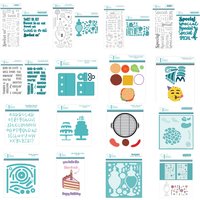 New 2025 Celebration Candy Jar Burger Cake Cutting Dies Clear Stamps Stencils Scrapbooking Supplies for Card Frames Craft