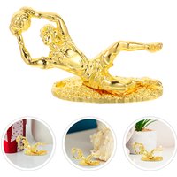 2pcs Golden Goalkeeper Trophy Mini Soccer Match Award Cup For Sports Competition Decor Metal Football Tournament Keepsake