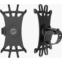 AliExpress NONE Universal Motorcycle Phone Holder Bicycle GPS Navigation Bracket Anti-slip Holder Shockproof Mount Bracket For All Smartphones