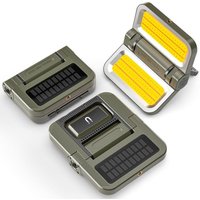 Super Bright Solar Energy Powerd Camping Light 2000LM Built-in 5000mAh Battery Rechargeable Magnetic Lamp Tent Lantern With Hook