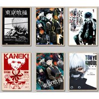 Classic Anime T_Tokyo G_Ghoul Magazines Good Quality Prints and Posters HD Quality Poster Wall Art Painting Study Home Decor