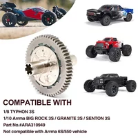 57T 0.8 Mod Slipper Clutch Spur Gear ARA310949 for 1/10 Arrma Senton Granite Vorteks Big Rock 1/8 Typhon Rc Crawler Car Buggy