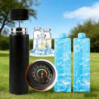 Portable Insulin Storage Cup , with Temperature Monitoring Case for Diabetes Supplies Diabetics Medicine Storage Cooling