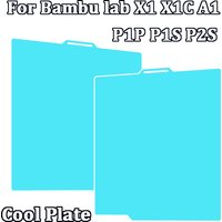 Cool Plate P2S Build Plate 257x257mm Double Sided Heated Bed Build Plate For Bambu Lab P1P P1S A1 X1 X1C X1E 3D Printers