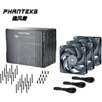 Phanteks T30 120mm High Wind Pressure Industrial Grade Cooling fan Vapo Bearing 4pin PWM 3000 rpm Remperature Control Silent Fan