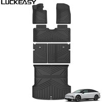 for Xpeng P7+ 2024 TPE 3D Foot Mat Floor Mats Cargo Liner Trunk Pad Waterproof All- Weather Car Interior Accessories BLACK